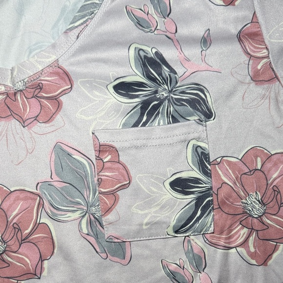 Ekouaer Floral Women's Pajamas Set XL Short Sleeve & Shorts Loungewear - Picture 6 of 7